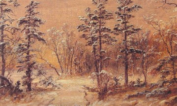 jasper schade Painting - Winter Woodland Jasper Francis Cropsey